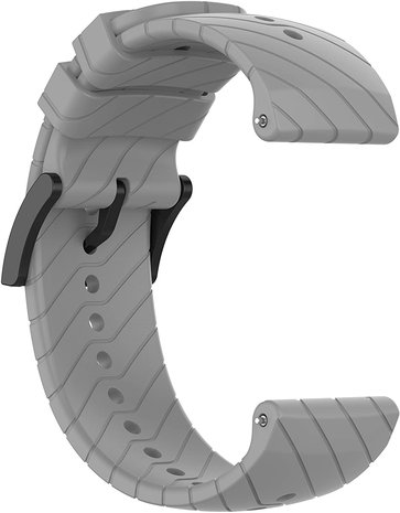 Strap-it Strap-it Bracelet silicone Suunto 9 (Baro) (gris)