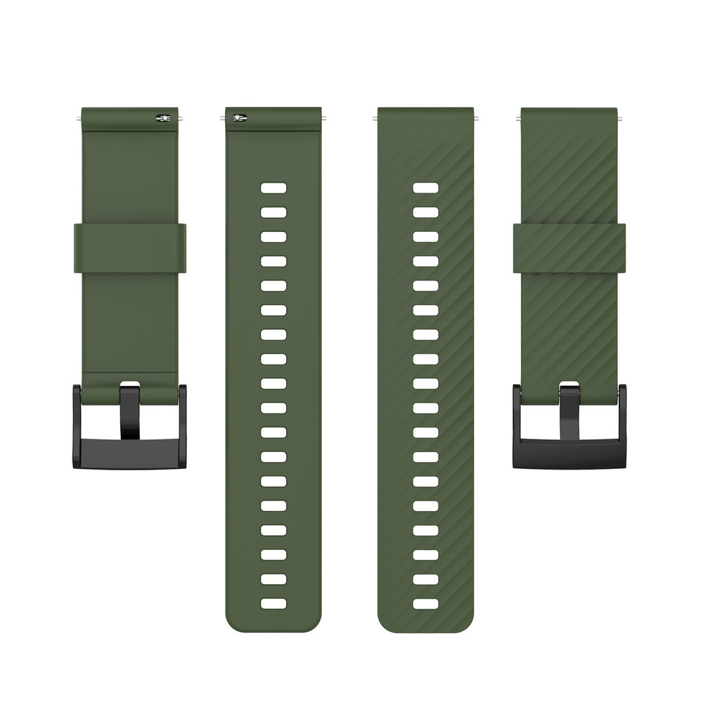 Strap-it Strap-it Bracelet silicone Suunto 7 (vert armée)