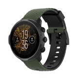 Strap-it Bracelet silicone Suunto 7 (vert/noir)