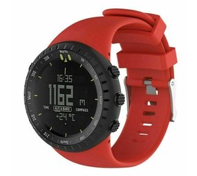 Strap-it Bracelet silicone Suunto Core (rouge)