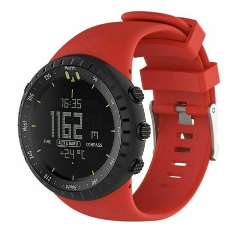 Strap-it Strap-it Bracelet silicone Suunto Core (rouge)