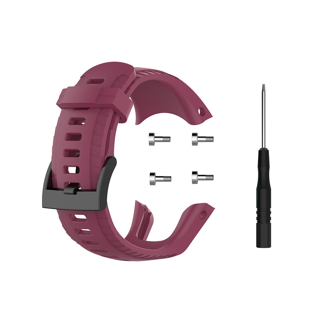 Strap-it Strap-it Bracelet silicone Suunto 5 (rouge rosé)