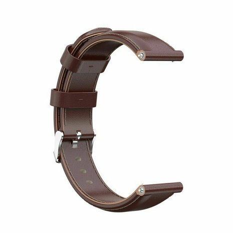 Bracelet cuir Suunto 9 Baro marron Braceletsmartwatch.fr