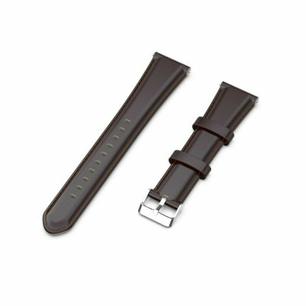 Strap-it Strap-it Bracelet cuir Suunto 9 (Baro) (marron café)