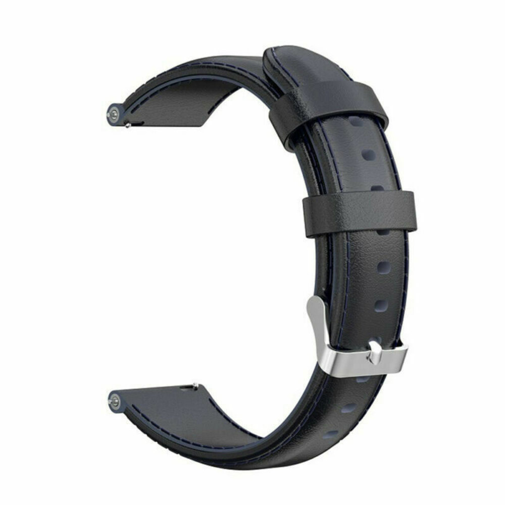 Strap-it Strap-it Bracelet cuir Suunto 9 (Baro) (bleu foncé)
