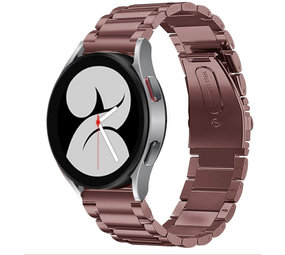 Strap-it Bracelet acier Samsung Galaxy Watch 4 - 40mm (bronze-marron)
