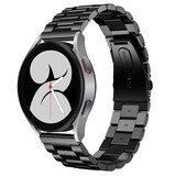 Strap-it Bracelet acier Samsung Galaxy Watch 4 - 44mm (noir)