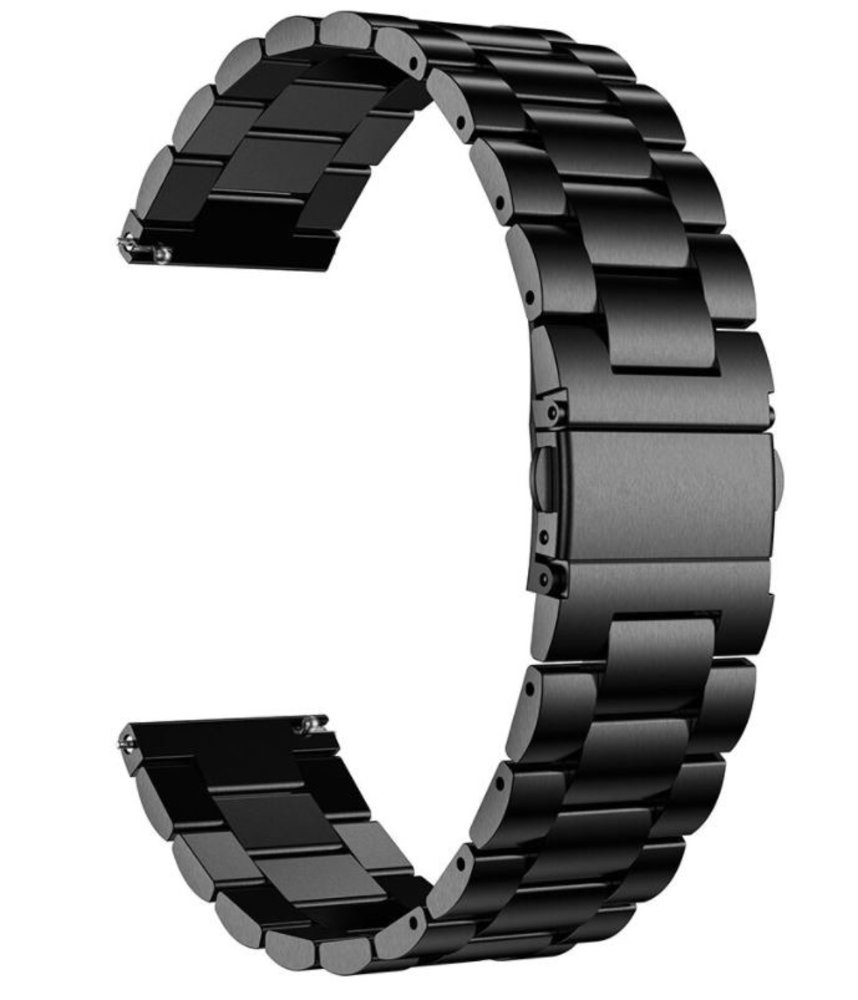 Strap-it Strap-it Bracelet acier Samsung Galaxy Watch 4 - 44mm (noir)