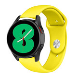 Strap-it Bracelet sport Samsung Galaxy Watch 4 - 44mm (jaune)