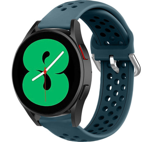 Strap-it Strap-it Bracelet silicone Samsung Galaxy Watch 4 - 44mm (vert roche)
