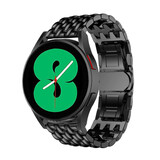 Strap-it Bracelet acier dragón Galaxy Watch 4 - 44mm (noir)