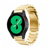 Strap-it Bracelet métal Samsung Galaxy Watch 4 - 44mm (or)