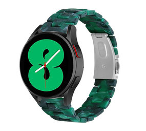 Strap-it Bracelet résine Samsung Galaxy Watch 4 - 44mm (vert)
