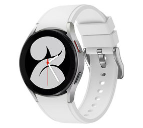 Strap-it Bracelet silicone Samsung Galaxy Watch 4 - 44mm (blanc)