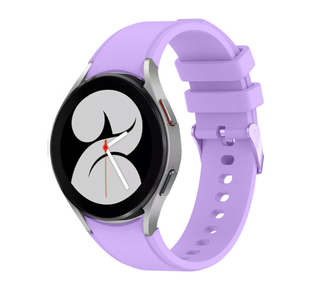 Strap-it Strap-it Bracelet silicone Samsung Galaxy Watch 4 - 44mm (lilas)