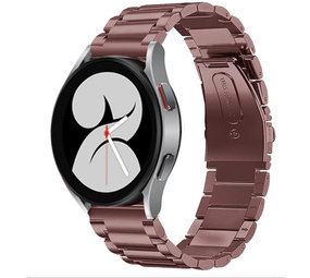 Strap-it Bracelet acier Samsung Galaxy Watch 4 - 44mm (bronze-marron)