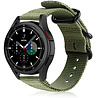Strap-it Strap-it Bracelet nylon boucle Samsung Galaxy Watch 4 Classic 46mm (vert)