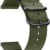 Strap-it Strap-it Bracelet nylon boucle Samsung Galaxy Watch 4 Classic 46mm (vert)