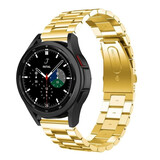 Strap-it Bracelet acier Samsung Galaxy Watch 4 Classic 46mm (doré)