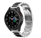 Strap-it Strap-it Bracelet acier Samsung Galaxy Watch 4 Classic 46mm (argent/noir)