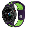 Strap-it Strap-it Bracelet sport Samsung Galaxy Watch 4 Classic 46mm (violet/vert) Strap-it Strap-it Bracelet sport Samsung Galaxy Watch 4 Classic 46mm (violet/vert)