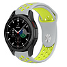 Strap-it Strap-it Bracelet sport Samsung Galaxy Watch 4 Classic 46mm (gris/jaune) Strap-it Strap-it Bracelet sport Samsung Galaxy Watch 4 Classic 46mm (gris/jaune)