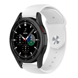 Strap-it Bracelet sport Samsung Galaxy Watch 4 Classic 46mm (blanc) Strap-it Bracelet sport Samsung Galaxy Watch 4 Classic 46mm (blanc)