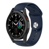 Strap-it Bracelet sport Samsung Galaxy Watch 4 Classic 46mm (bleu foncé) Strap-it Bracelet sport Samsung Galaxy Watch 4 Classic 46mm (bleu foncé)