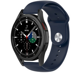 Strap-it Bracelet sport Samsung Galaxy Watch 4 Classic 46mm (bleu foncé) Strap-it Bracelet sport Samsung Galaxy Watch 4 Classic 46mm (bleu foncé)