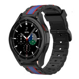 Strap-it Bracelet édition spécial Galaxy Watch 4 Classic 46mm (noir/bleu)