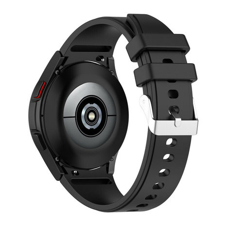 Strap-it Strap-it Bracelet Galaxy Watch 4 Classic 46mm silicone (noir)