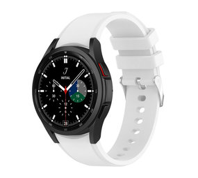 Strap-it Bracelet silicone Galaxy Watch 4 Classic 46mm (blanc)