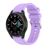 Strap-it Bracelet silicone Samsung Galaxy Watch 4 Classic 46mm (lilas)