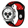 Strap-it Strap-it Bracelet sport Samsung Galaxy Watch 4 - 40mm (noir/rouge) Strap-it Strap-it Bracelet sport Samsung Galaxy Watch 4 - 40mm (noir/rouge)