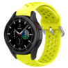 Strap-it Strap-it Bracelet silicone perforé Samsung Galaxy Watch 4 Classic 42mm (jaune) Strap-it Strap-it Bracelet silicone perforé Samsung Galaxy Watch 4 Classic 42mm (jaune)