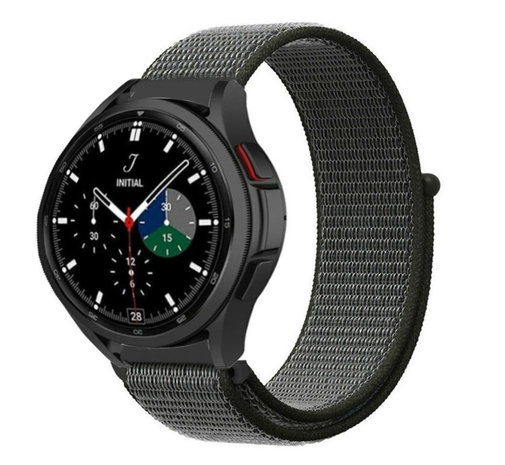 Strap-it Strap-it Bracelet nylon Samsung Galaxy Watch 4 Classic 42mm (vert)