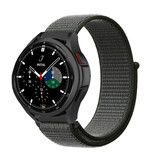Strap-it Bracelet nylon Samsung Galaxy Watch 4 Classic 46mm (vert)