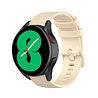 Strap-it Strap-it Bracelet silicone luxe Samsung Galaxy Watch 4 44mm (Beige) Strap-it Strap-it Bracelet silicone luxe Samsung Galaxy Watch 4 44mm (Beige)