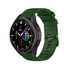 Strap-it Strap-it Bracelet silicone luxe Samsung Galaxy Watch 4 Classic 46mm (vert armée) Strap-it Strap-it Bracelet silicone luxe Samsung Galaxy Watch 4 Classic 46mm (vert armée)