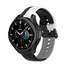 Strap-it Strap-it Bracelet triple sport Samsung Galaxy Watch 4 Classic 42mm (noir-blanc-gris) Strap-it Strap-it Bracelet triple sport Samsung Galaxy Watch 4 Classic 42mm (noir-blanc-gris)