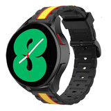 Strap-it Bracelet édition spéciale Galaxy Watch 4 40mm (noir/jaune)