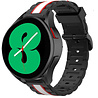 Strap-it Strap-it Bracelet édition spéciale Galaxy Watch 4 44mm (noir/blanc) Strap-it Strap-it Bracelet édition spéciale Galaxy Watch 4 44mm (noir/blanc)