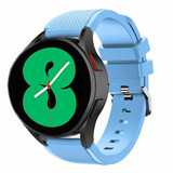 Strap-it Bracelet silicone Samsung Galaxy Watch 4 44mm (bleu sable)