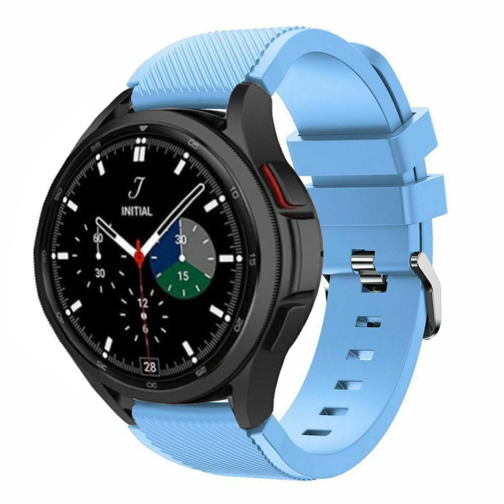 Strap-it Strap-it Bracelet silicone Galaxy Watch 4 Classic 42mm (bleu sable)