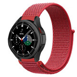 Strap-it Bracelet nylon Samsung Galaxy Watch 4 Classic 42mm (rouge)