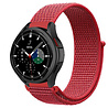 Strap-it Strap-it Bracelet nylon Samsung Galaxy Watch 4 Classic 42mm (rouge) Strap-it Strap-it Bracelet nylon Samsung Galaxy Watch 4 Classic 42mm (rouge)