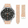 Strap-it Strap-it Bracelet cuir pailleté Samsung Galaxy Watch 4 Classic 46mm (or rose) Strap-it Strap-it Bracelet cuir pailleté Samsung Galaxy Watch 4 Classic 46mm (or rose)
