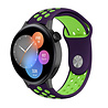 Strap-it Strap-it Bracelet sport Huawei Watch GT 3 42mm (violet/vert) Strap-it Strap-it Bracelet sport Huawei Watch GT 3 42mm (violet/vert)