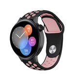 Strap-it Bracelet sport Huawei Watch GT 3 42mm (noir/rose)