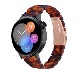 Strap-it Bracelet résine Huawei GT 3 42mm (lave)
